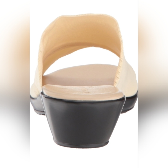 Athena Alexander Viola slide on wedge sandals beige Women's 9 M NEW NWB - Picture 3 of 11